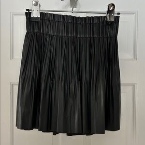 7 For All Mankind Black Mini Skirt
